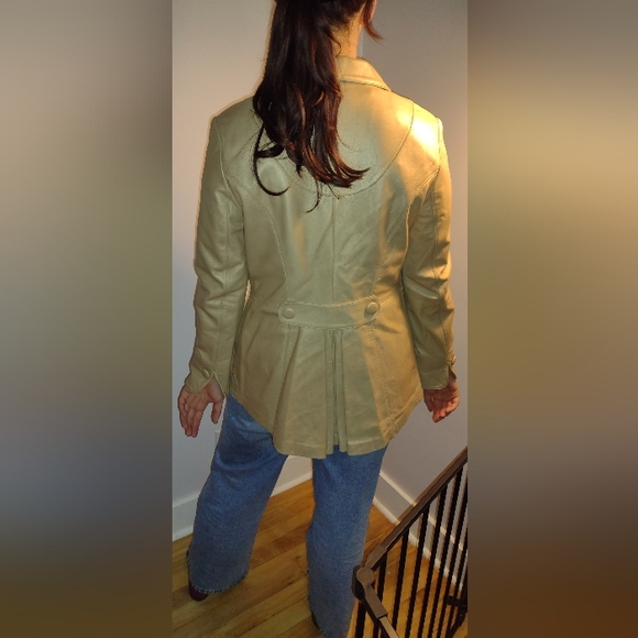 Gold Leather Jacket - Picture 2 of 5
